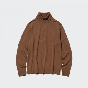 Uniqlo 100pct Extra Fine Merino Turtleneck Jumper Jumpers Dam Bruna | BOWNZ-6589