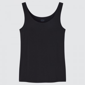 Uniqlo Airism Sleeveless Bra Top Mammakläder Dam Svarta | RJULG-6982