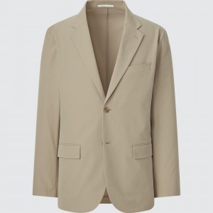 Uniqlo Airsense Ultra Light Jacket Jackor Herr Beige | LCJWP-5239