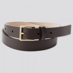 Uniqlo Belt 2021 Season Väskor Dam Mörkbruna | QJFXH-0542