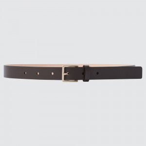 Uniqlo Belt 2021 Season Väskor Dam Mörkbruna | SHERQ-0817