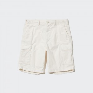 Uniqlo Cargo Shorts Långbyxor Herr Vita | WINUS-0653