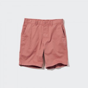 Uniqlo Chino Shorts Short Långbyxor Herr Rosa | OTQCK-3241