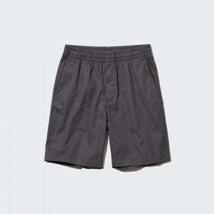 Uniqlo Dry Stretch Easy Shorts Långbyxor Herr Mörkgrå | KNLDO-0976