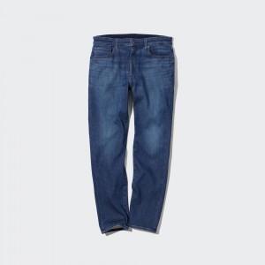 Uniqlo Ezy Ultra Stretch Slim Fit Jeans Jeans Herr Blå | QXKCV-7932