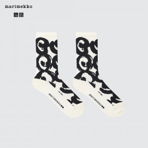 Uniqlo Heattech Thermal Socks Strumpor Dam Svarta | FYJHD-6471