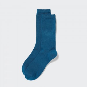 Uniqlo Heattech Thermal Socks Strumpor Dam Blå | MQFET-9682