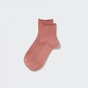 Uniqlo Heattech Thermal Socks Strumpor Dam Rosa | ZMEQD-9265