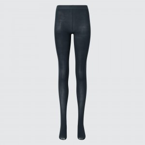 Uniqlo Heattech Thermal Tights Strumpbyxor Dam Mörkgrå | BQNRS-2487