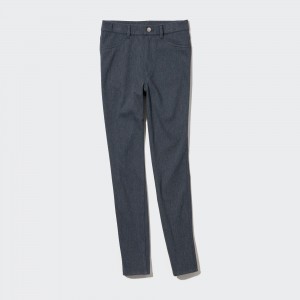 Uniqlo Heattech Ultra Stretch High Rise Leggings Trousers Blast Dam Grå | WSIOR-5728
