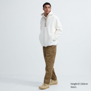 Uniqlo Heattech Warm Lined Trousers Short Långbyxor Herr Bruna | GANSK-4830