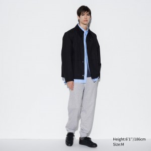 Uniqlo Joggers Long Långbyxor Herr Grå | QYMEL-2309