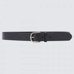 Uniqlo Leather Belt Väskor Dam Svarta | CMFON-7951