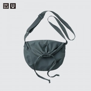 Uniqlo Mini Drawstring Bag Väskor Dam Gröna | ACTLD-5360