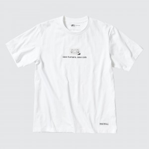 Uniqlo Peace For All Graphic T-Shirt Haruki Murakami T-shirt Dam Vita | DLUHZ-8615