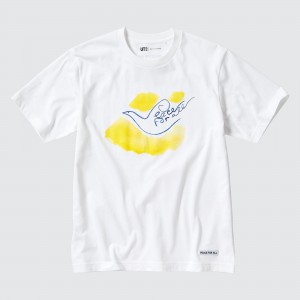 Uniqlo Peace For All Graphic T-Shirt Ines De La Fressange T-shirt Dam Vita | PMYVQ-7846