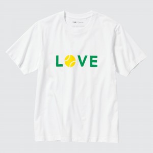Uniqlo Peace For All Graphic T-Shirt Roger Federer T-shirt Dam Vita | WOJBZ-2170