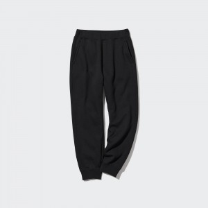 Uniqlo Pile Lined Joggers Mjukisbyxor Barn Svarta | EZLTI-7624