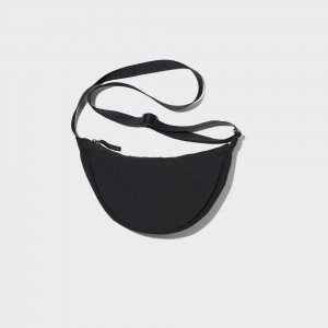 Uniqlo Round Mini Shoulder Bag Väskor Dam Svarta | PGJFL-2619