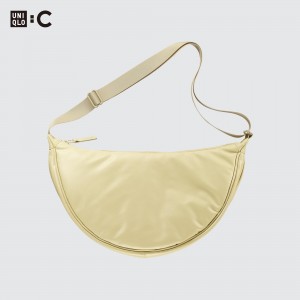 Uniqlo Round Shoulder Bag Väskor Dam Gula | UHOWI-8463