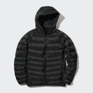 Uniqlo Ultra Light Down 3d Cut Parka Jackor Herr Svarta | MKDTP-3190