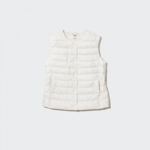 Uniqlo Ultra Light Down Compact Vest Jackor Dam Vita | LVTBQ-2061