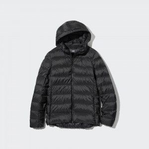 Uniqlo Ultra Light Down Parka Jackor Dam Svarta | FUPRZ-4395
