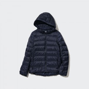 Uniqlo Ultra Light Down Parka Jackor Dam Marinblå | GHJZY-0519
