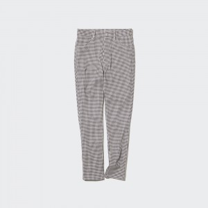 Uniqlo Ultra Stretch High Rise Cropped Leggings Blast Dam Svarta | EJXNA-7632