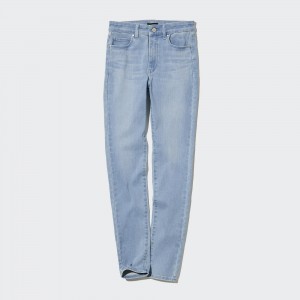 Uniqlo Ultra Stretch High Rise Skinny Fit Jeans Jeans Dam Blå | ERDOA-3951