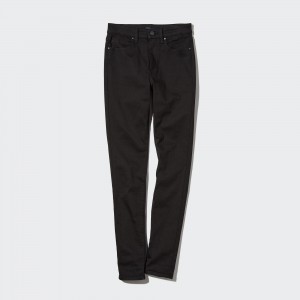 Uniqlo Ultra Stretch High Rise Skinny Fit Jeans Jeans Dam Svarta | FOAJE-5403