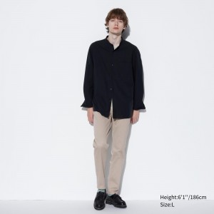 Uniqlo Ultra Stretch Skinny Fit Colour Jeans Jeans Herr Beige | PFENO-0753