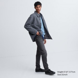 Uniqlo Ultra Stretch Skinny Fit Jeans Jeans Herr Grå | BPYGV-2814
