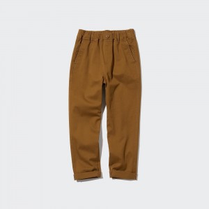 Uniqlo Ultra Stretch Wide Leg Trousers Mjukisbyxor Barn Bruna | GUEIQ-7859