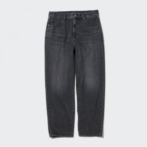 Uniqlo Wide Leg Tapered Jeans Jeans Dam Grå | BQPAO-4138